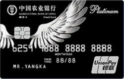农业银行 悠然悦白金卡